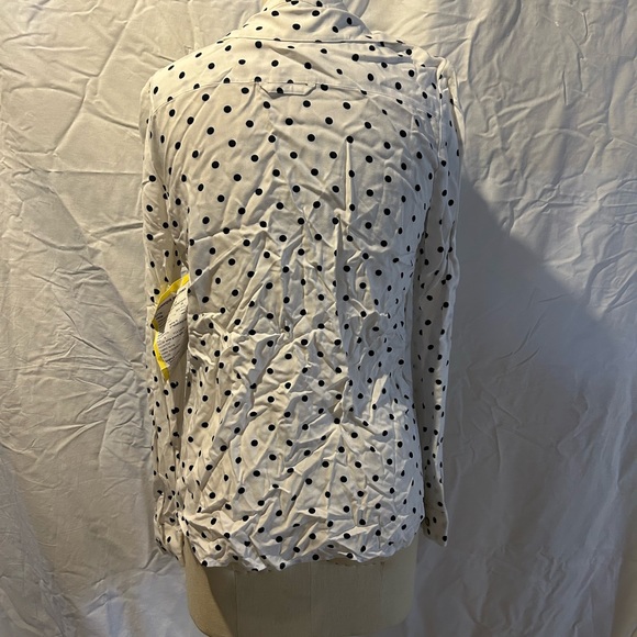 Red Fleece by Brooks Brothers 4 dot button front shirt white - Picture 4 of 6